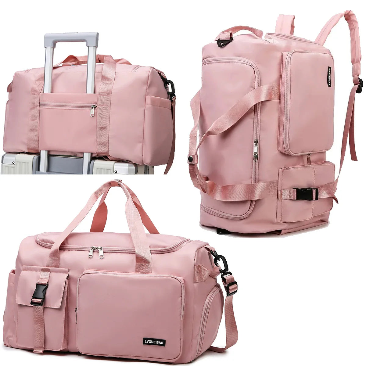 Women's Gym Duffel Bag – Wet Dry Separation Travel & Sports Bag