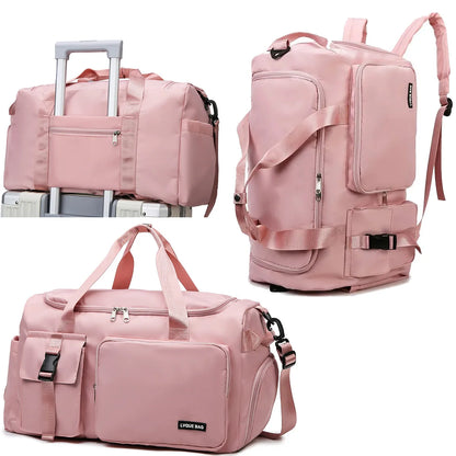 Women's Gym Duffel Bag – Wet Dry Separation Travel & Sports Bag