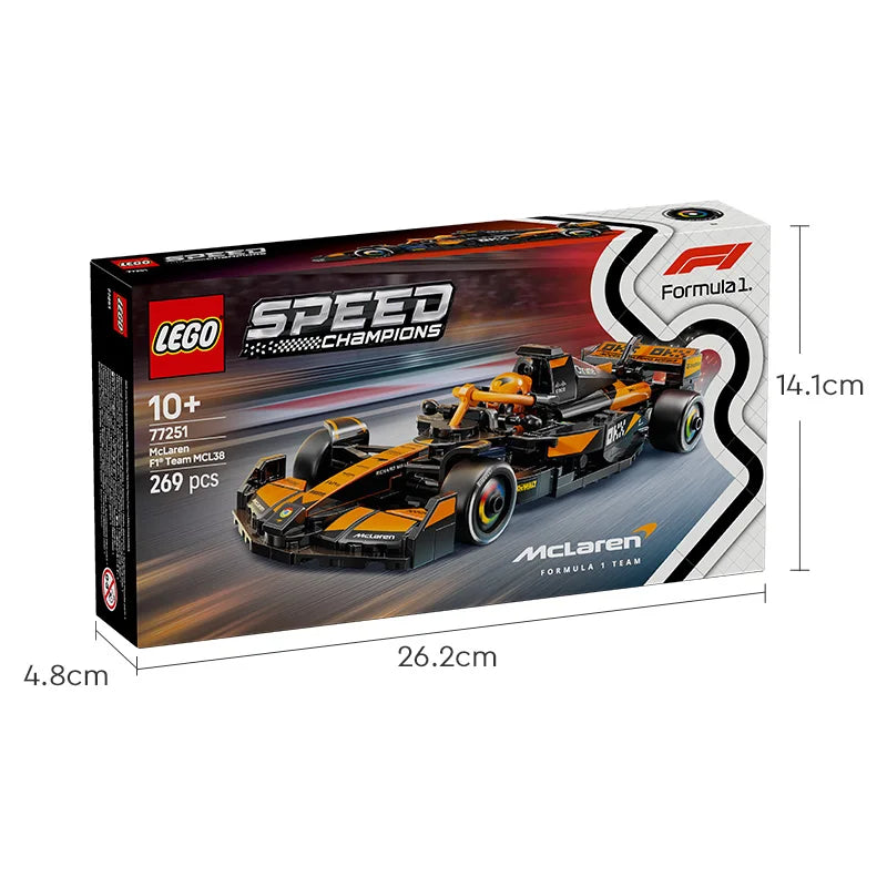 LEGO McLaren F1 77251 Race Car Building Set with Racing Driver Minifigure