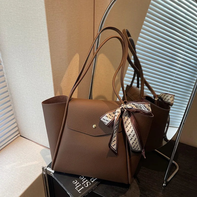 Winter Women S Bag Tote Portable Large Capacity Work Commuting Shoulder Tide