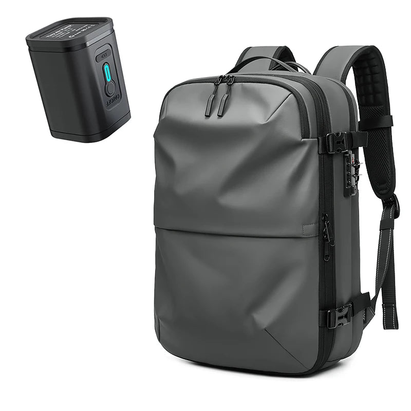 Vacuum Compression Travel Backpack – 17" Laptop, Large Capacity, Business