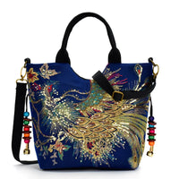 blue with strap
