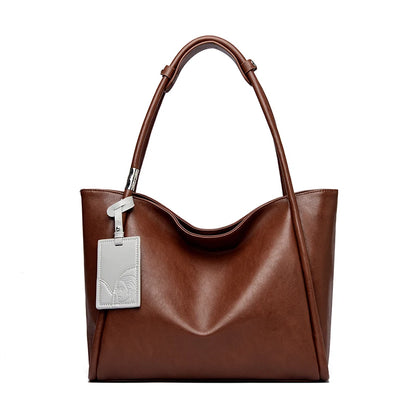 Large Leather Tote Bag for Women – Designer Shoulder Handbag
