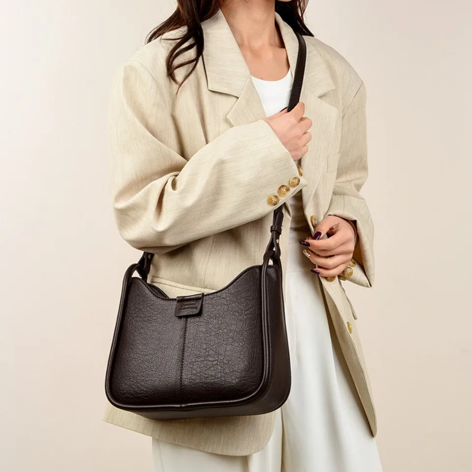 Leather Crossbody Bag for Women – Designer Shoulder Messenger