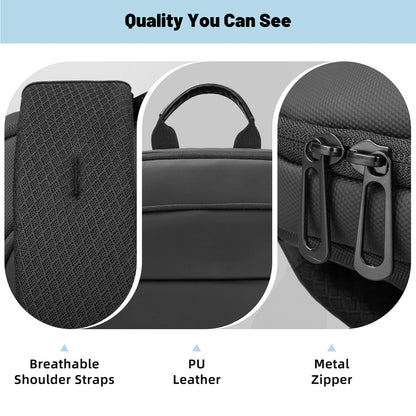 Lightweight Business Laptop Backpack 15.6 Inch with USB Port