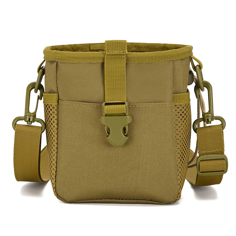 Tactical Magazine Dump Pouch – MOLLE Drawstring Utility Belt Bag