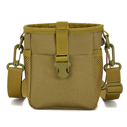 Tactical Magazine Dump Pouch – MOLLE Drawstring Utility Belt Bag