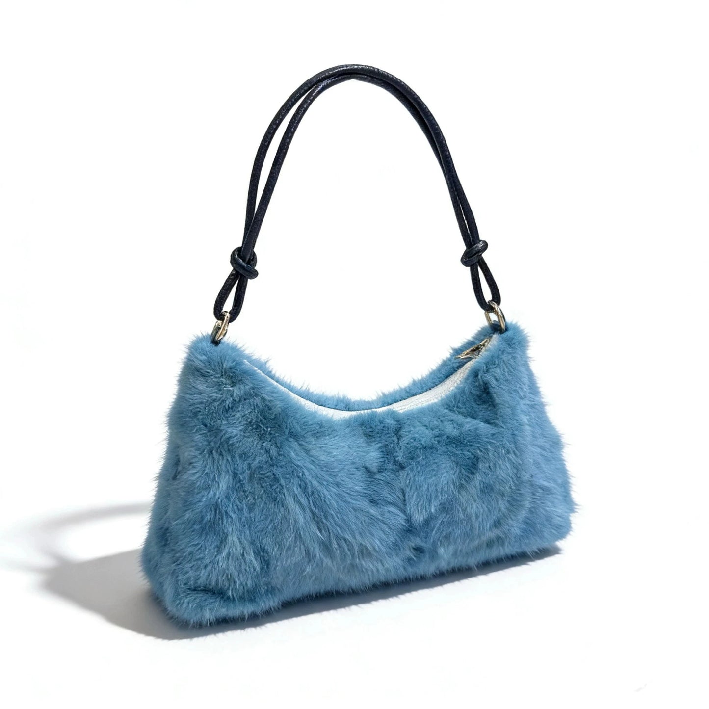 Faux Fur Shoulder Bag – Luxury Women's Crossbody Handbag