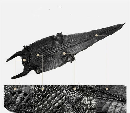 Crocodile Leather Shell Handbag – Women's Luxury Bag