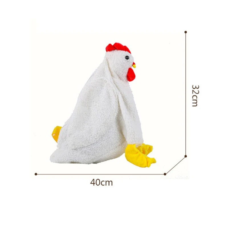 Cute Chicken Plush Crossbody Bag – Novelty Hen Purse