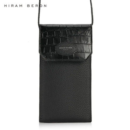Pebble Leather Crossbody Pouch for Men – Premium Luxury Bag