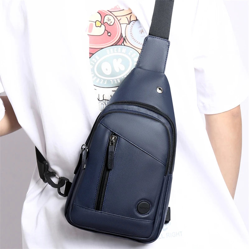 Men's Crossbody Sling Bag for Outdoor, Commuting & Business