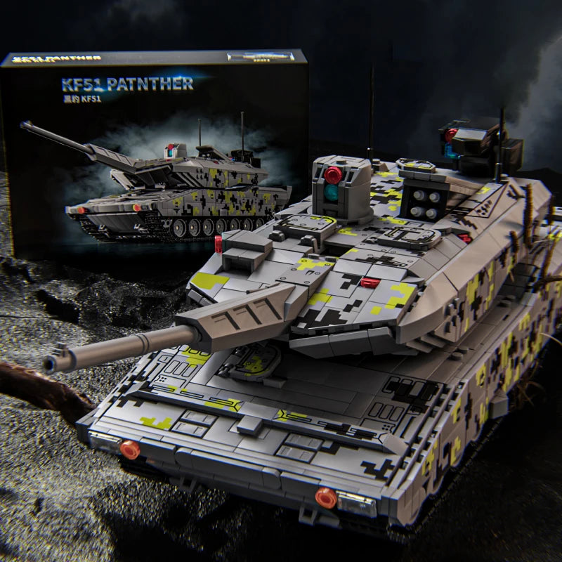 KF51 Panther Military Tank Building Blocks Set – 2235pcs MOC
