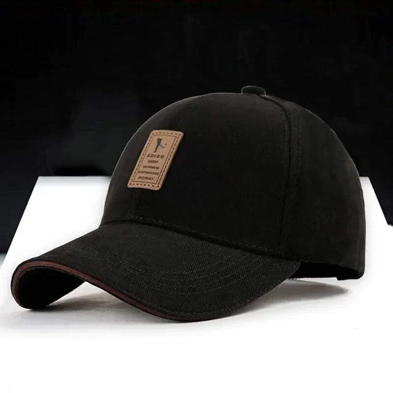 Structured Cotton Snapback Baseball Cap – Unisex Summer Sunhat