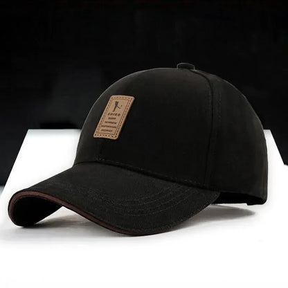 Structured Cotton Snapback Baseball Cap – Unisex Summer Sunhat