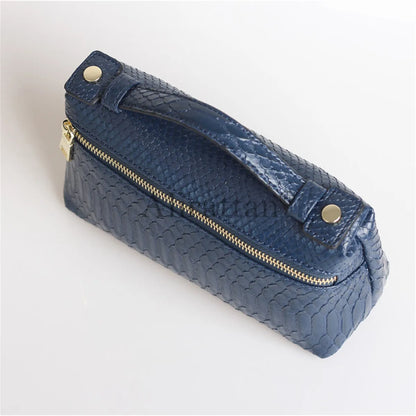 Crocodile Pattern Makeup Bag Large Capacity Women Travel Toiletry Carry Case Classic Organizr