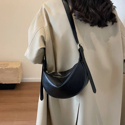 Women's Large Capacity Crossbody Bag – Soft Leather Shoulder Hobo Handbag