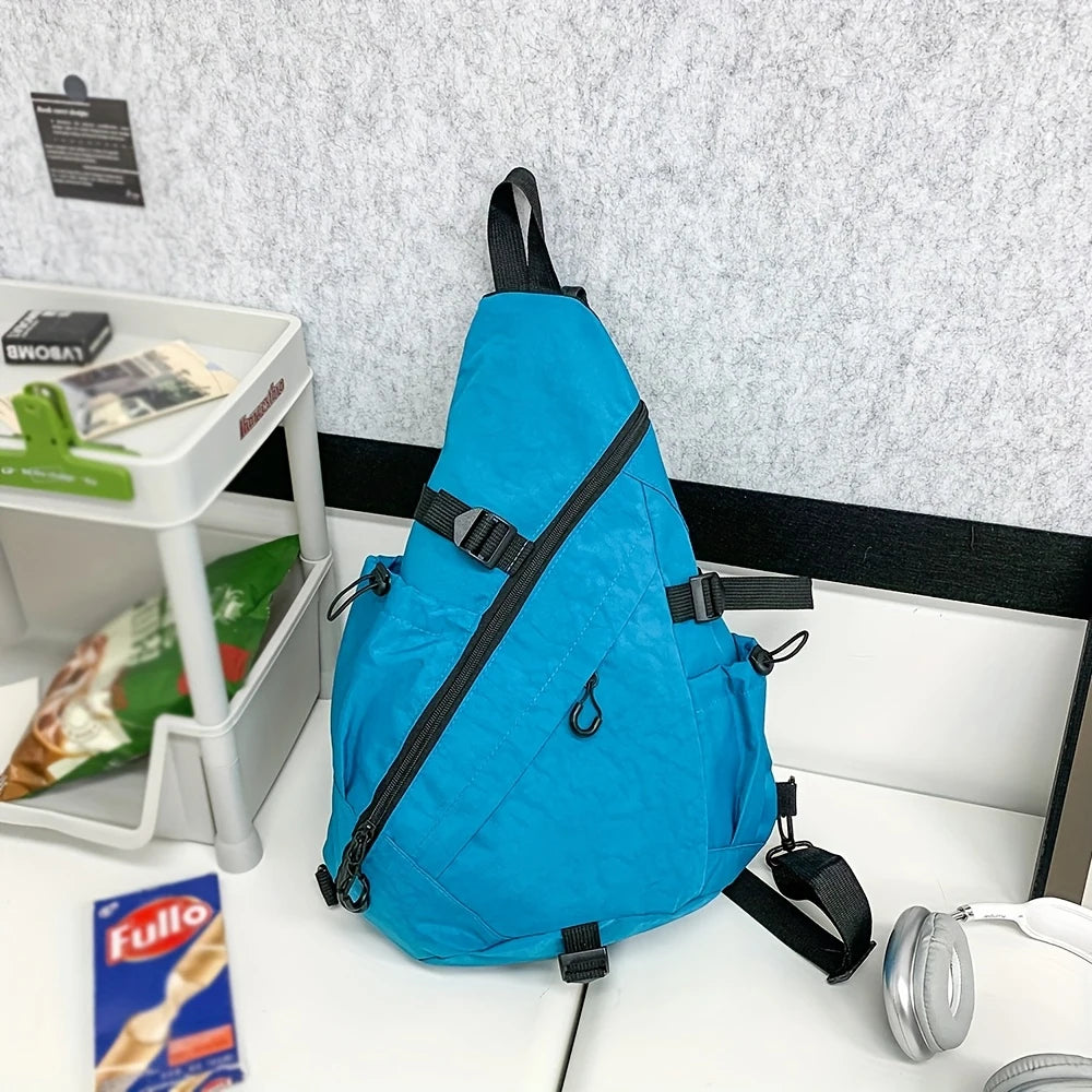 Large Capacity Sling Chest Bag – Sports Crossbody for Men & Women
