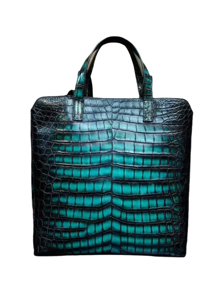 Crocodile Leather Large Tote Bag – Women's Shoulder Bag