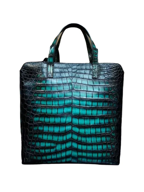 Crocodile Leather Large Tote Bag – Women's Shoulder Bag