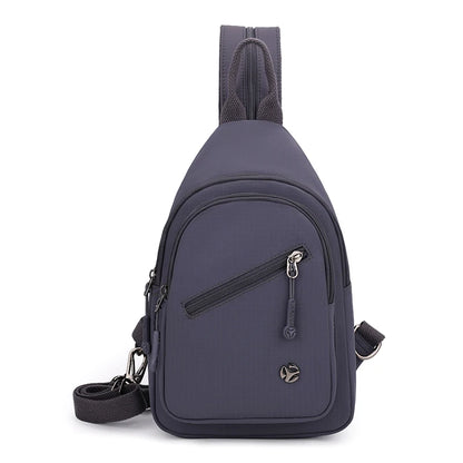 Women's Waterproof Nylon Sling Chest Bag – Lightweight Crossbody Shoulder Bag