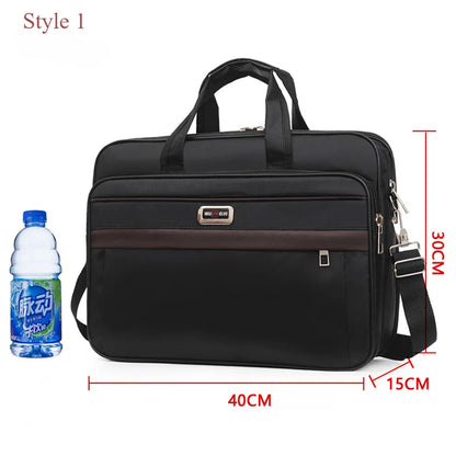 Business Briefcase Laptop Bag for Men – High Capacity