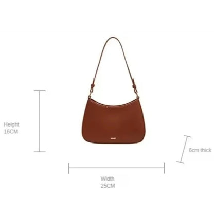 Red Underarm Shoulder Bags Women Texture Leather Crossbody Bag Luxury Designer Wedding Bride