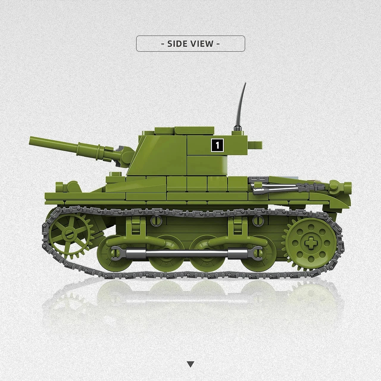 M22 Light Tank Building Block Set – Military Army Brick Model Kit
