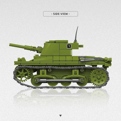 M22 Light Tank Building Block Set – Military Army Brick Model Kit