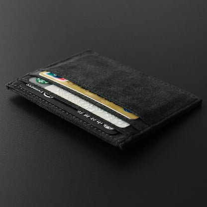 Hand-Woven Genuine Leather Card Holder Wallet for Men
