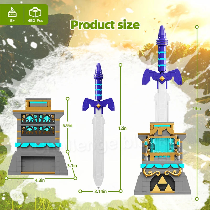 Master Sword Building Kit – Legend of Zelda Micro Block Set