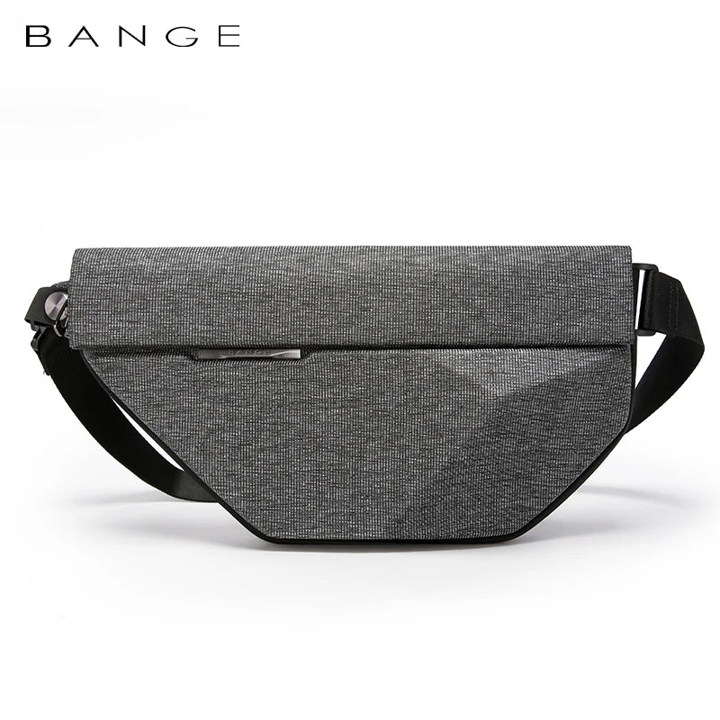 BANGE Men's Waterproof Crossbody Sling Bag – Multifunction Chest & Shoulder Messenger