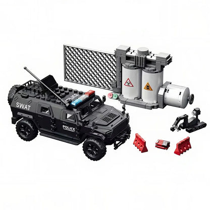 SWAT Armored Police Vehicle Building Blocks – Military Army Bricks Set