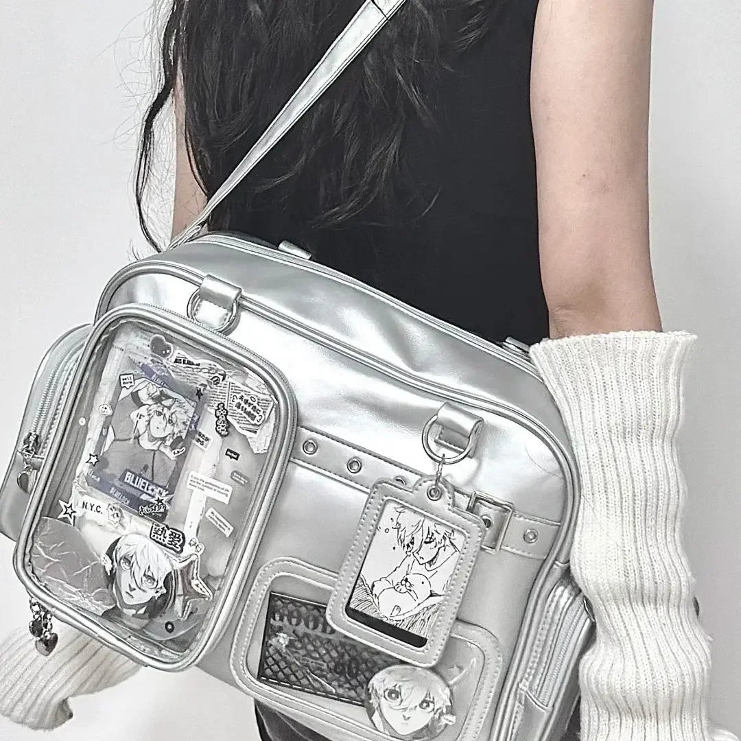 Ita Bag Large Capacity Clear Window Shoulder Bag