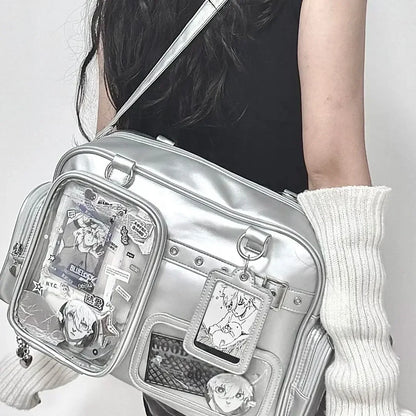 Ita Bag Large Capacity Clear Window Shoulder Bag