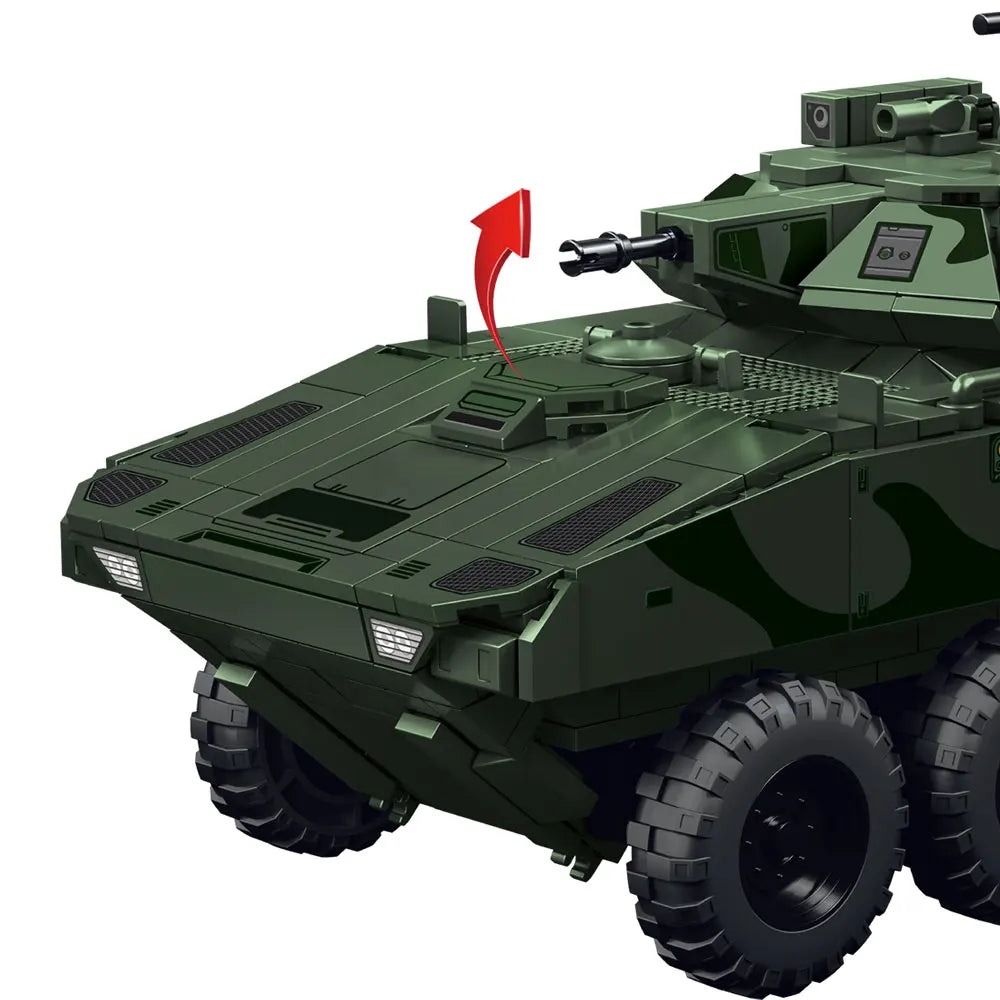 Military Main Battle Tank MOC Building Set