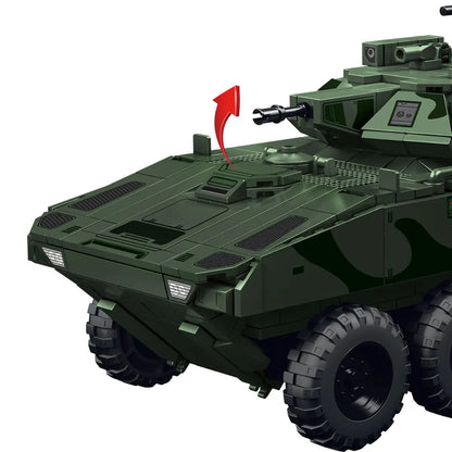 Military Main Battle Tank MOC Building Set