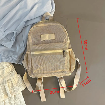Mesh Backpack – Lightweight Foldable School & Gym Bag