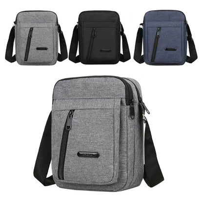Men's Canvas Crossbody Bag – Sport Shoulder Bag for Travel