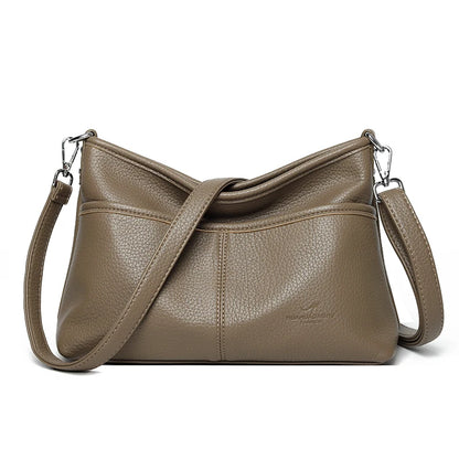 Women's Soft Leather Crossbody Shoulder Bag