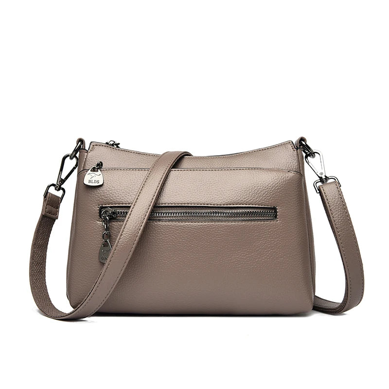 Genuine Leather Crossbody Bag for Women – Luxury Shoulder Handbag