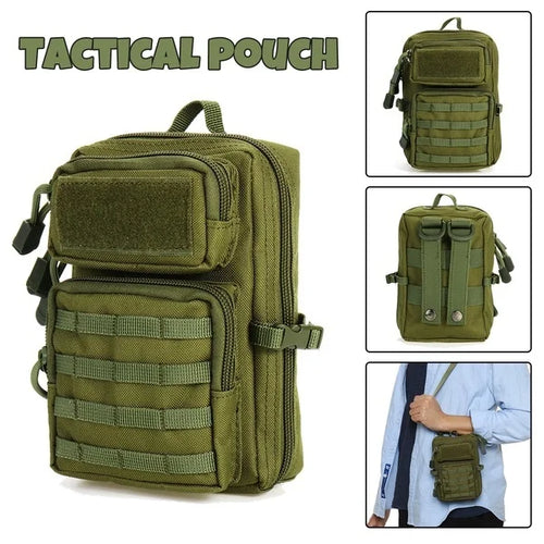 Tactical MOLLE Sling Bag – Waterproof Outdoor Waist Pack