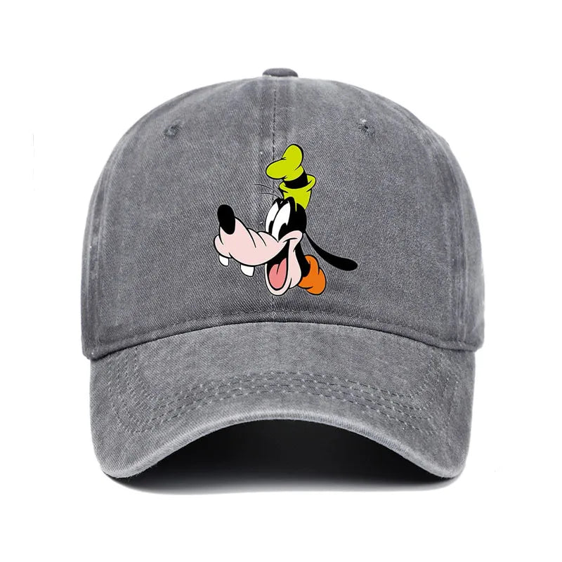 Cartoon Character Baseball Cap – Vintage Washed Unisex Hat
