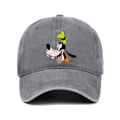 Cartoon Character Baseball Cap – Vintage Washed Unisex Hat
