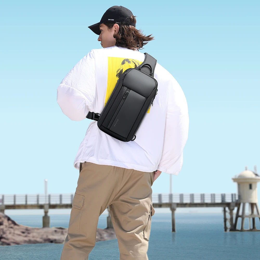 BANGE Crossbody Sling Bag – Waterproof Oxford Shoulder Pack