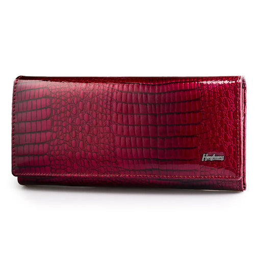 Alligator Pattern Women's Genuine Leather Clutch Wallet