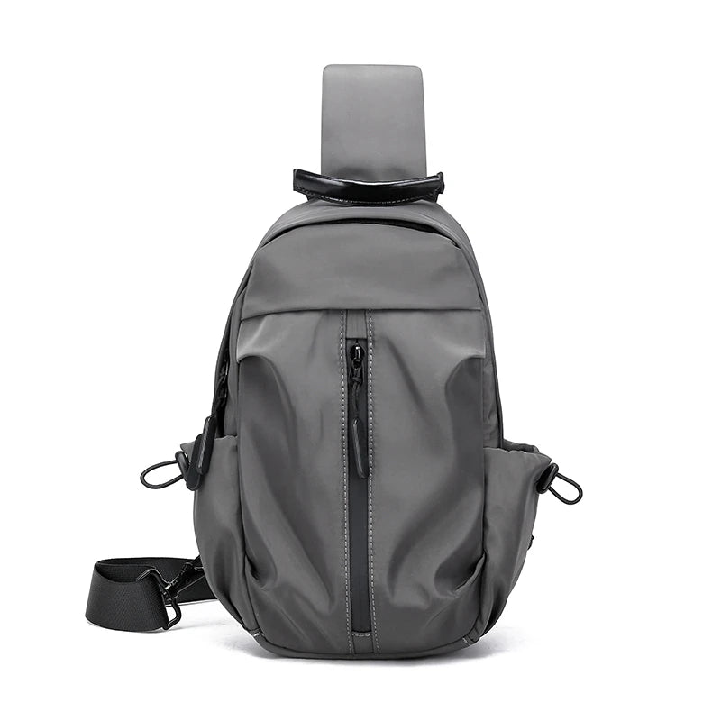 Men's Chest Bag Sling Bag with USB Charging Port