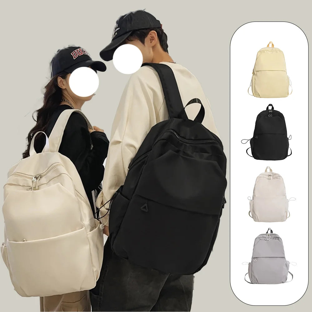 Lightweight Nylon Backpack – Minimalist Water-Resistant Daily Bag