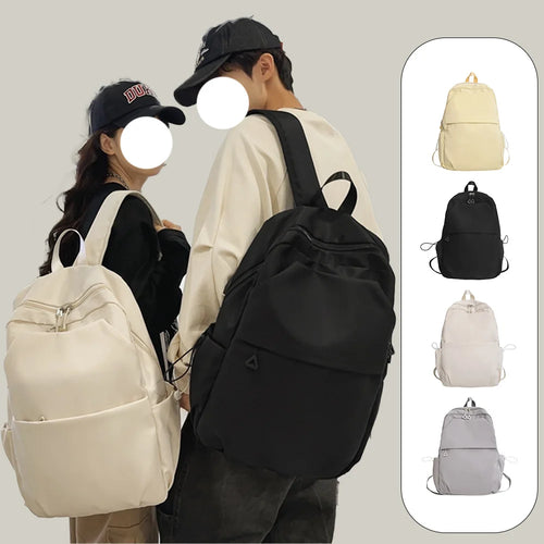 Lightweight Nylon Backpack – Minimalist Water-Resistant Daily Bag