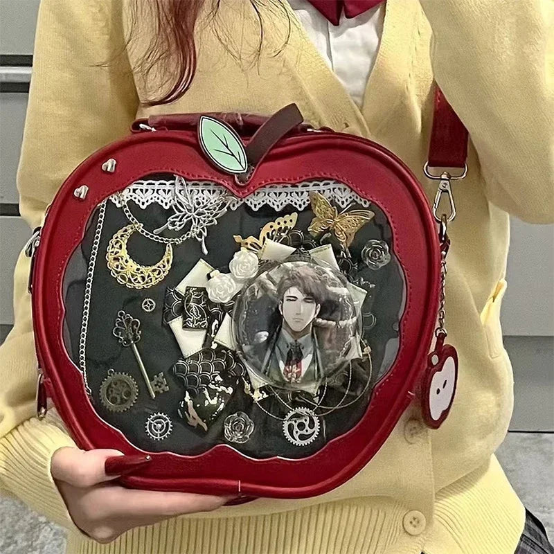 Kawaii Star-Shaped Ita Bag – Cute Harajuku Crossbody Backpack
